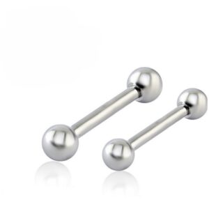 Stijlvolle Barbell met 5mm Bolletje – De Beste keuze voor Tong- en Tepelpiercings